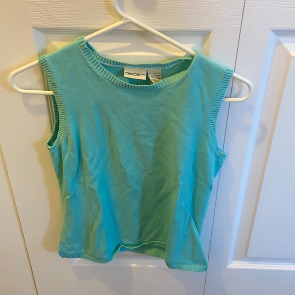 Cherokee Women’s Blue Cotton Vest S